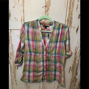 Tommy Hilfiger women’s small  3/4 sleeve blouse